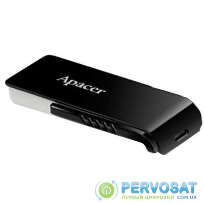 USB флеш накопитель Apacer 64GB AH350 Black RP USB3.0 (AP64GAH350B-1)