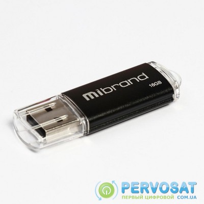 USB флеш накопитель Mibrand 16GB Cougar Black USB 2.0 (MI2.0/CU16P1B)