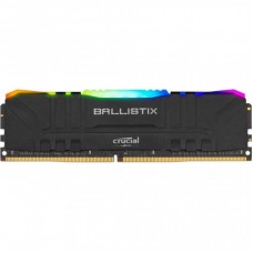 Модуль пам'яті для комп'ютера DDR4 8GGB 3600 MHz Ballistix RGB Black Micron (BL8G36C16U4BL)