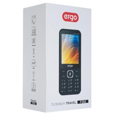 Мобильный телефон Ergo F282 Travel Black