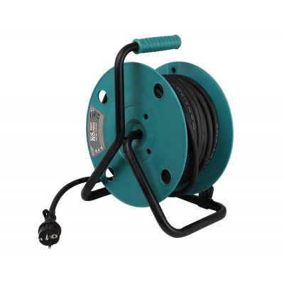 Подовжувач мережевий Konner&Sohnen KSCR-25M KS 2E 4хТип F, 3х2.5мм, 16A, на котушці, 25м, зелений