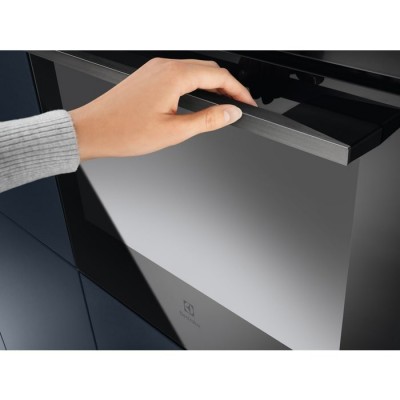 Духова шафа Electrolux електрична, 72л, А+, пара, дисплей, конвекція, піроліз, ф-ція пароварки, телескопічні напрямні, чорний