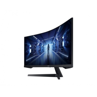 Монітор Samsung 34" Odyssey G5 C34G55TWW D-Sub, 2xHDMI, DP, VA, 3440x1440, 21:9, 165Hz, 1ms, CURVED Монітор Samsung 34" Odyssey G5 C34G55TWW D-Sub, 2xHDMI, DP, VA, 3440x1440, 21:9, 165Hz, 1ms, CURVED