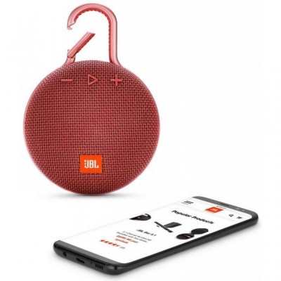 Акустическая система JBL Clip 3 Red (JBLCLIP3RED)