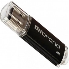 USB флеш накопичувач Mibrand 8GB Cougar Black USB 2.0 (MI2.0/CU8P1B) USB флеш накопичувач Mibrand 8GB Cougar Black USB 2.0 (MI2.0/CU8P1B)