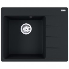 Мийка кухонна Franke Centro, фраграніт, прямокутник, з крилом, 620х500х200мм, чаша - 1, накладна, CNG 611-62 TL , чорний матовий Мийка кухонна Franke Centro, фраграніт, прямокутник, з крилом, 620х500х200мм, чаша - 1, накладна, CNG 611-62 TL , чорний матовий