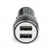 Зарядное устройство Vinga Dual USB Car Charger aluminium black (VRCCH03BK)