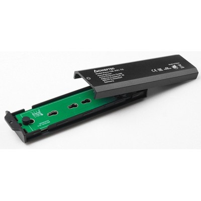 Корпус для M.2 PCIe NVMe/SATA SSD CHIEFTEC CEB-M2C-TLE USB 3.2 Gen2 Type-C Tool-Less Aluminum/Plastic