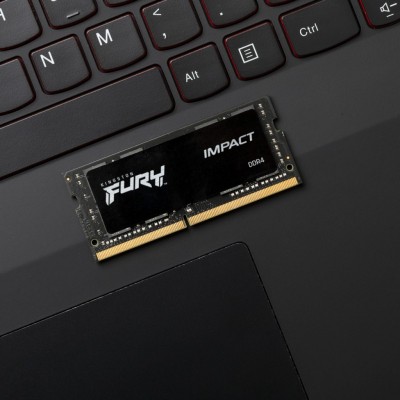 Модуль памяти для ноутбука SoDIMM DDR4 16GB 3200 MHz Fury Impact HyperX (Kingston Fury) (KF432S20IB1/16)