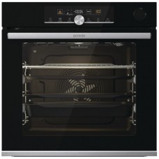 Духова шафа Gorenje електрична, 77л, A+, пара, дисплей, піроліз, готування на різних рівнях, чорний