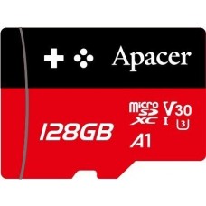 Карта пам'яті Apacer microSD 128GB C10 UHS-I U3 A1 R100/W80MB/s Карта пам'яті Apacer microSD 128GB C10 UHS-I U3 A1 R100/W80MB/s