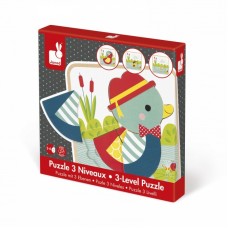 Пазл багатошаровий Janod Каченя J07030 Пазл багатошаровий Janod Каченя J07030