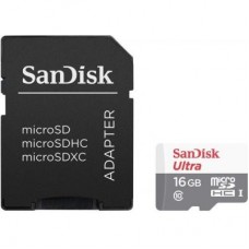 Карта пам'яті SANDISK 16GB microSD Class 10 UHS-I Ultra (SDSQUNS-016G-GN3MA) Карта пам'яті SANDISK 16GB microSD Class 10 UHS-I Ultra (SDSQUNS-016G-GN3MA)