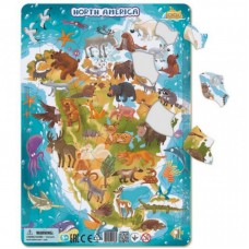 Пазл DoDo з рамкою Північна Америка (R300177) Пазл DoDo з рамкою Північна Америка (R300177)