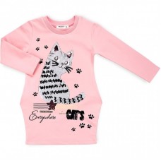 Плаття Breeze з котом (10795-98G-pink) Плаття Breeze з котом (10795-98G-pink)