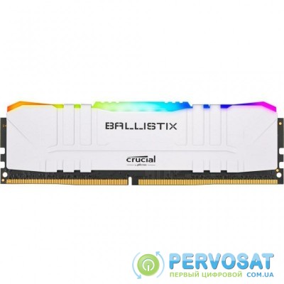 Модуль памяти для компьютера DDR4 16GB 3600 MHz Ballistix White RGB Micron (BL16G36C16U4WL)