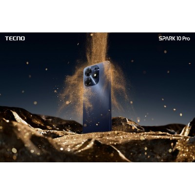 Смартфон TECNO Spark 10 Pro (KI7) 6.78&quot; 8/128GB, 2SIM, 5000mAh, Starry Black