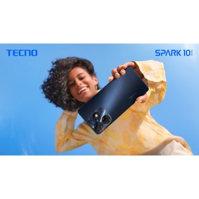 Смартфон TECNO Spark 10 Pro (KI7) 6.78&quot; 8/128GB, 2SIM, 5000mAh, Starry Black