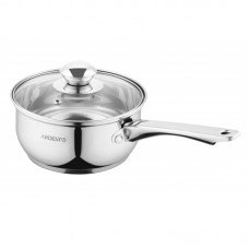 Ківш зі скляною кришкою Ardesto Gemini Gourmet Spoleto, 1.4л, нержавіюча сталь Ківш зі скляною кришкою Ardesto Gemini Gourmet Spoleto, 1.4л, нержавіюча сталь