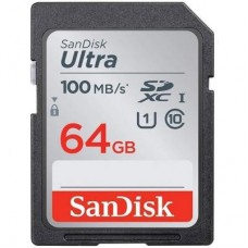 Карта пам'яті SANDISK 64GB SDXC class 10 UHS-I Ultra (SDSDUNR-064G-GN6IN)
