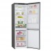 Холодильник LG з нижн. мороз., 186x60х68, холод.відд.-234л, мороз.відд.-107л, 2дв., А++, NF, інв., диспл внутр., зона св-ті, графіт