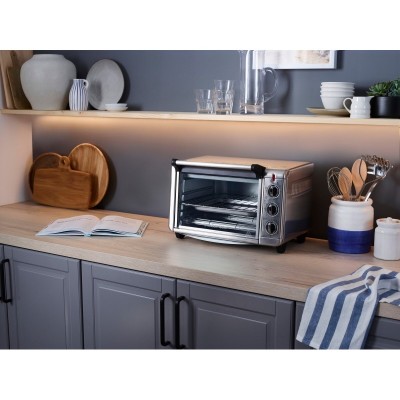 Піч електрична Russell Hobbs Air Fry Mini Oven, 12.6л, 1500Вт, механіч., гриль, конвенція, сіра