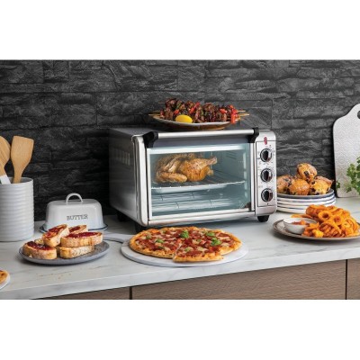 Піч електрична Russell Hobbs Air Fry Mini Oven, 12.6л, 1500Вт, механіч., гриль, конвенція, сіра