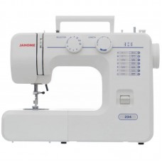 Швейна машина JANOME 234, електромех., 60Вт, 15 шв.оп., петля напівавтомат, білий
