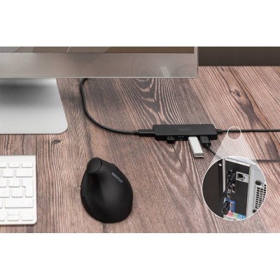 Хаб DIGITUS USB-A/C > 4хUSB-А, 1,2 м, активний (опція)