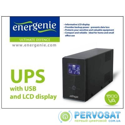 Источник бесперебойного питания EnerGenie EG-UPS-034 1500VA LCD (EG-UPS-034)