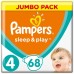 Подгузник Pampers Sleep & Play Maxi Размер 4 (9-14 кг), 68 шт (4015400203551)