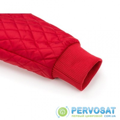 Куртка Verscon стеганая с капюшоном (3439-122B-red)