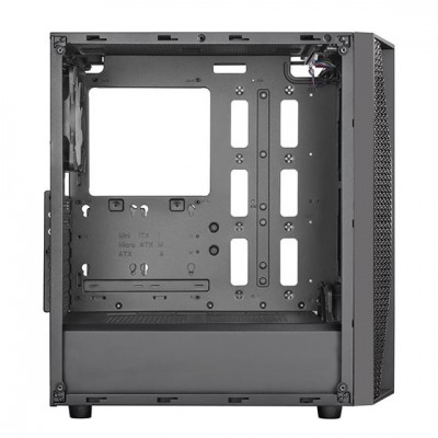 Корпус SilverStone FARA FAB1B-RGB, без БЖ, 2xUSB3.0, 1xUSB2.0, 2x120mm RGB fan, TG Side Panel, ATX, Black
