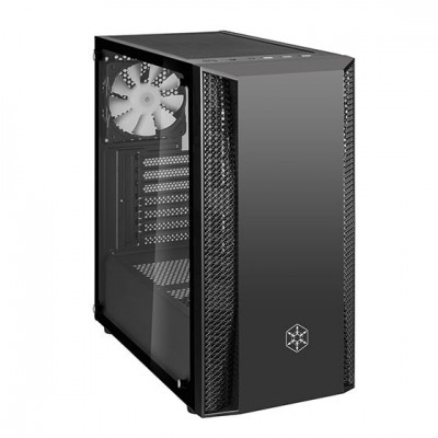Корпус SilverStone FARA FAB1B-RGB, без БЖ, 2xUSB3.0, 1xUSB2.0, 2x120mm RGB fan, TG Side Panel, ATX, Black