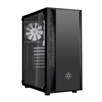 Корпус SilverStone FARA FAB1B-RGB, без БЖ, 2xUSB3.0, 1xUSB2.0, 2x120mm RGB fan, TG Side Panel, ATX, Black
