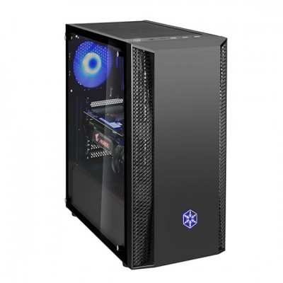 Корпус SilverStone FARA FAB1B-RGB, без БЖ, 2xUSB3.0, 1xUSB2.0, 2x120mm RGB fan, TG Side Panel, ATX, Black