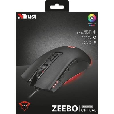 Миша Trust GXT121 ZEEBO BLACK