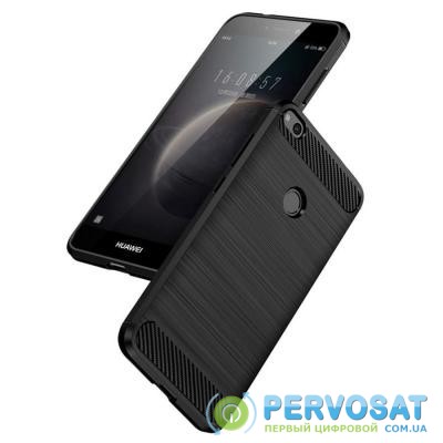 Чехол для моб. телефона для Huawei P8 Lite 2017 Carbon Fiber (Black) Laudtec (LT-P8L2017B)