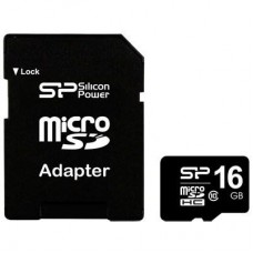 Карта пам'яті Silicon Power 16Gb microSDHC class 10 (SP016GBSTH010V10-SP) Карта пам'яті Silicon Power 16Gb microSDHC class 10 (SP016GBSTH010V10-SP)