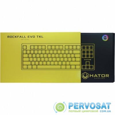 Клавиатура Hator Rockfall EVO TKL Optical Black (HTK-630)
