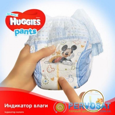 Подгузник Huggies Pants 4 для мальчиков (9-14 кг) 2*36 шт (5029054216675)