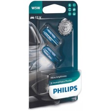 Лампа розжарювання Philips W5W X-Treme Vision Pro , 2шт/блістер Лампа розжарювання Philips W5W X-Treme Vision Pro , 2шт/блістер