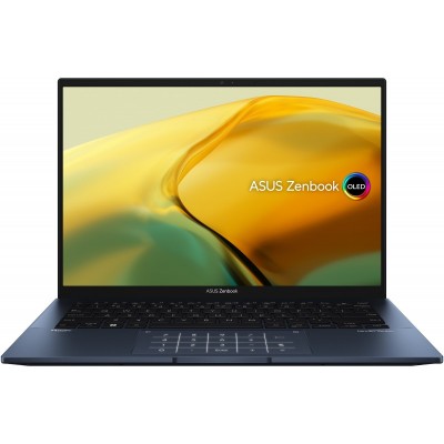 Ноутбук ASUS Zenbook 14 UX3402ZA-KM390W 14" 2.8K OLED, Intel i7-1260P, 16GB, F1TB, UMA, Win11, Блакитний