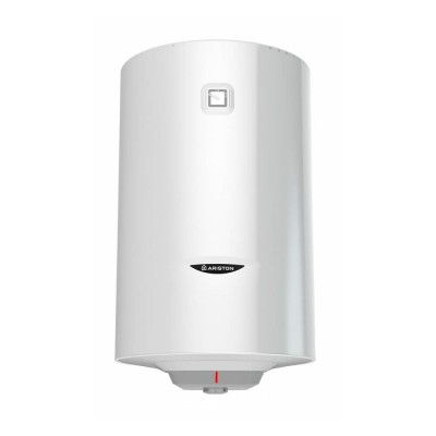 Водонагрівач електр. Ariston круглий PRO1 R 100 V 1.5 К PL DRY, 100л, 1,5кВт, сухий тен, мех. кер-ння, C, Італія, білий