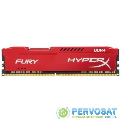 Модуль памяти для компьютера DDR4 16GB 2400 MHz HyperX Fury RED Kingston (HX424C15FR/16)