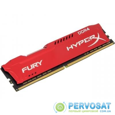 Модуль памяти для компьютера DDR4 16GB 2400 MHz HyperX Fury RED Kingston (HX424C15FR/16)