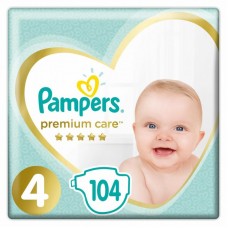 Підгузок Pampers Premium Care Maxi Розмір 4 (9-14 кг) 104 (4015400465447) Підгузок Pampers Premium Care Maxi Розмір 4 (9-14 кг) 104 (4015400465447)
