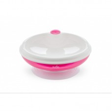 Тарілка Nuvita з підігрівом 6м+ рожева NV1427Pink Тарілка Nuvita з підігрівом 6м+ рожева NV1427Pink