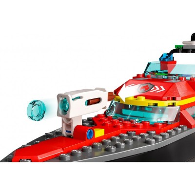 Конструктор LEGO City Човен пожежної бригади