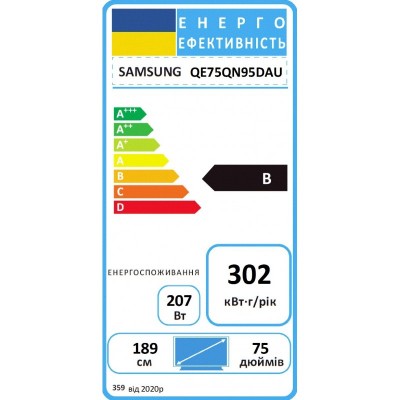 Телевізор 75&quot; Samsung Neo MiniQLED 4K UHD 100Hz(144Hz) Smart Tizen Black